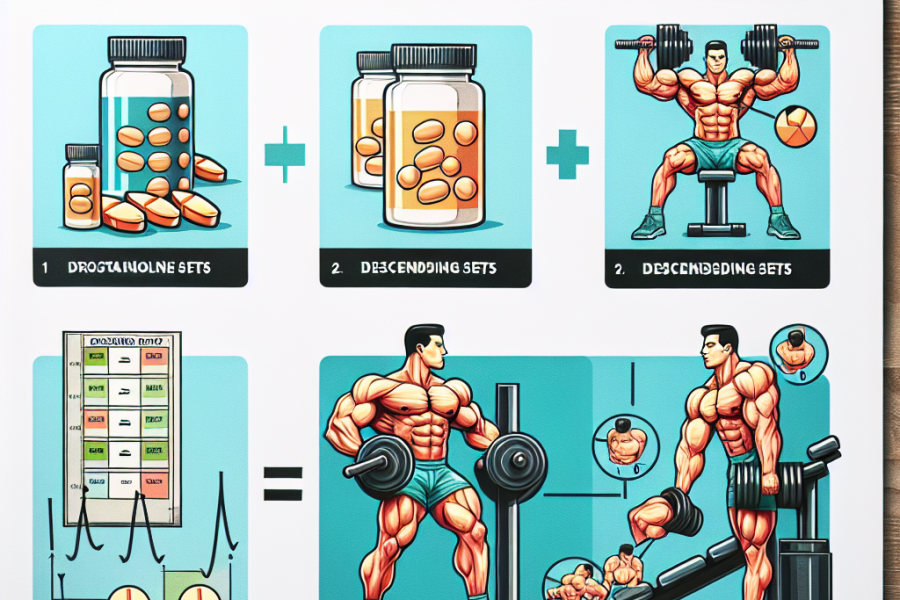 Cómo combinar Drostanolone pastillas con series descendentes
