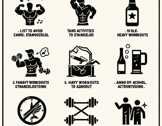 Qué evitar hacer justo después de tomar Estanozolol