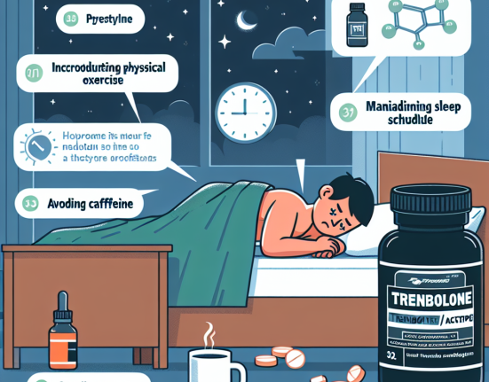 Cómo manejar el insomnio relacionado con Acetato de trenbolona