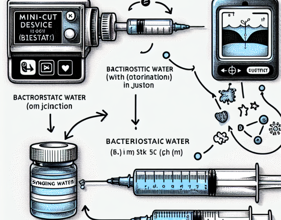 Cómo programar un minicut usando Agua bacteriostática para inyección
