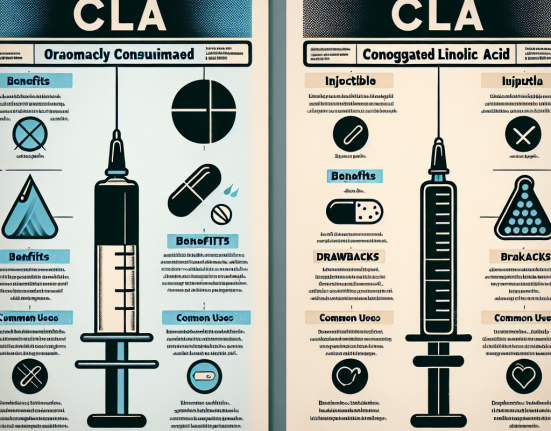 Diferencias entre CLA oral e inyectable