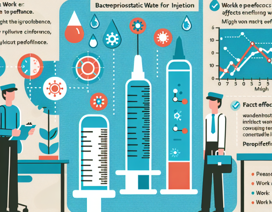 ¿Puede Agua bacteriostática para inyección afectar tu rendimiento laboral?