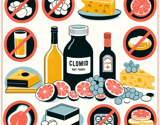 Qué evitar comer al usar Clomid
