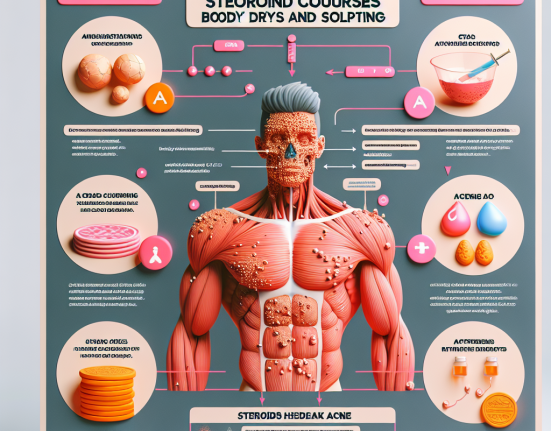 ¿Aumenta Cursos de esteroides para secado y modelado corporal (aumento de masa magra) el riesgo de acné?